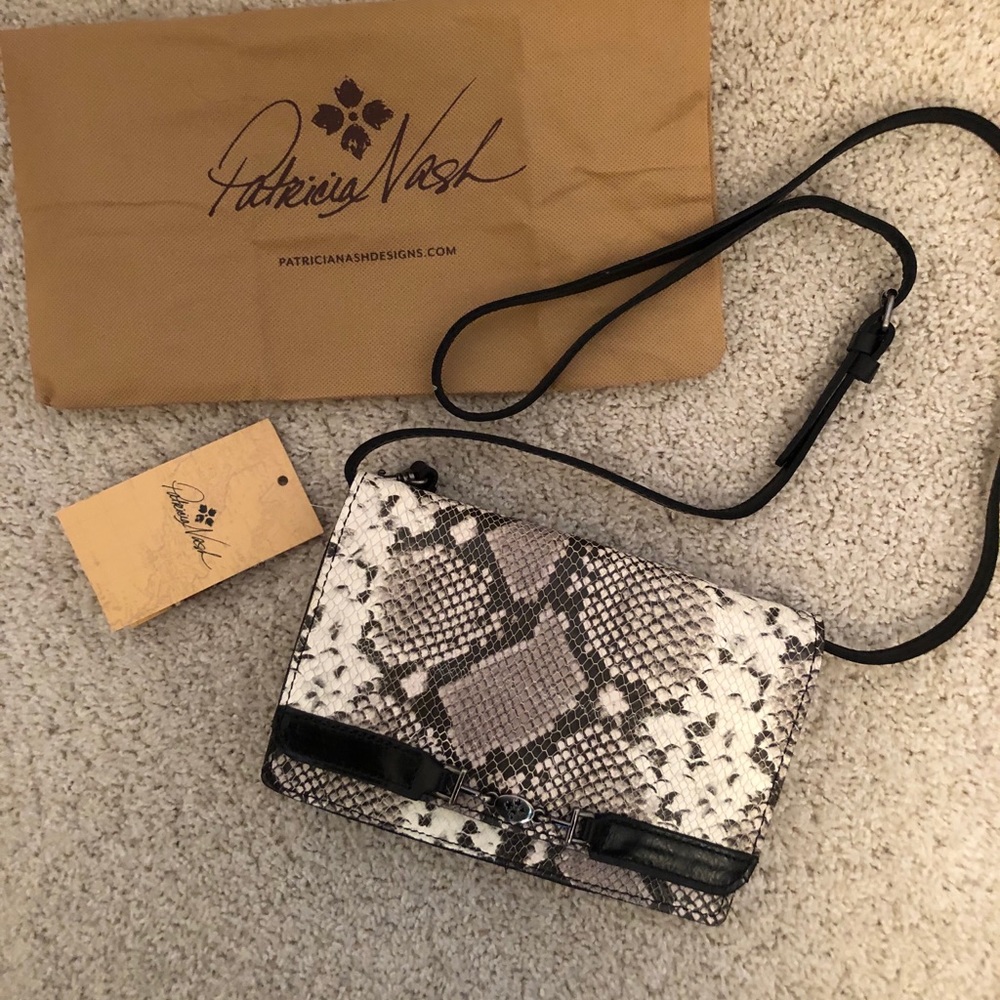 Patricia Nash Python Crossbody NWT